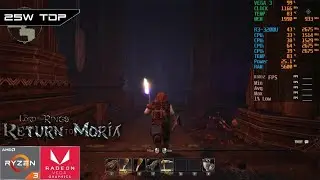 The Lord of the Rings: Return to Moria | AMD Ryzen 3 3200U Vega 3