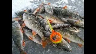 Опасный лёд! Ловля окуня со льда на мормышку! На Рыбалку,для души!!!