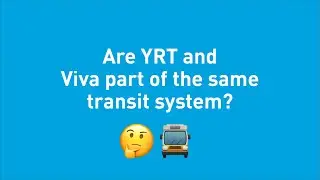 Are YRT and Viva part of the same transit system🤔🚍?