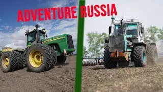Farming in Russia (Kirovets, Rostselmash & Siberia) | Farmworld.tv  on the road