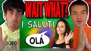 Italian Guys Try to Learn Brazilian Portuguese (Lesson 2 - Greetings)