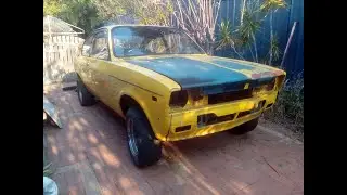 Absynth Yellow Holden Gemini TX Coupe 11/76 Part 1