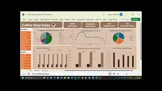Coffee Shop Dashboard In Excel