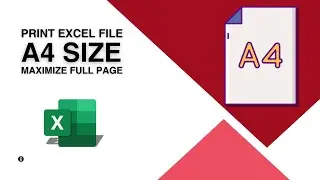 How to Print Excel Sheet in A4 Size Maximize Full Page Portrait