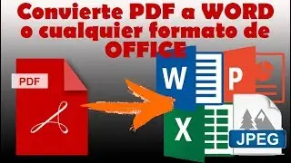Cómo Convertir PDF a WORD Sin Programas