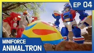 [Miniforce Animaltron] 🦁Ep.4 New Animaltron Croker!