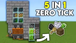 5 BEST ZERO TICK FARMS in 1.21 Minecraft Bedrock!
