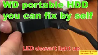 problem WD portable HDD you can fix by youself
