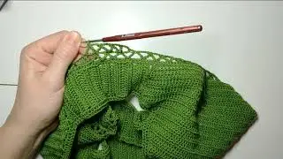 Купальник слитный крючком, урок 3