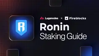 How to stake RON via Fireblocks
