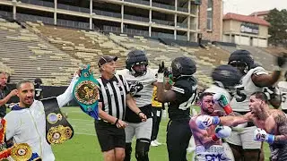 It’s War Between the O & D Lineman: Andre Ward & Edgar Berlanga Speaks with Coach Prime
