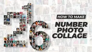 How to Make a Number Photo Collage