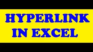 Hyperlink in excel