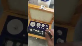 Weight box calibration 