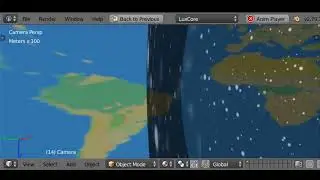 Crust & Firmament/Luminaries CONCAVE Earth*New Sky Texture**Blender Viewport Open GL rec w/ apitrace