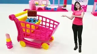 Ayşe Shopkins Mini Market'i kuruyor! Kız oyunu