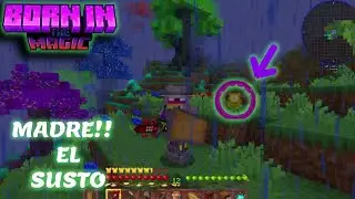 🔮Born in the Magic Exploración Nocturna y Susto Épico en Minecraft con Mods de Magia:🪄