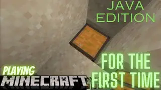 Playing Minecraft Java edition for the first time