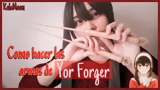 Cómo hacer las Armas de Yor Forger ( Spy x family ) - manualidades anime