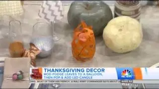 Thanksgiving Tabletop Ideas on the Today Show with Evette Rios