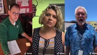 Calling teachers by their first name to see their reaction - TikTok compilation