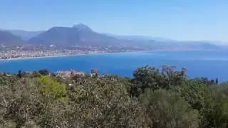 Yangın Söndürme Uçağı Alanya - Alanya Kalesi - Alanya Castle - Замок Аланья - Alanya Slott