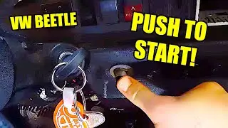 Install Push Button Start + Hard Start Relay (Hot Start Relay) VW Beetle