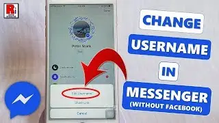 CHANGE USERNAME IN MESSENGER (WITHOUT FACEBOOK)