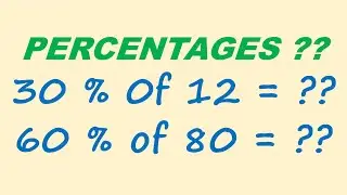 How to calculate Percentage (tips and tricks) | calculate percentage | online math with asad