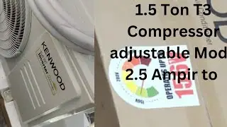 Air condition T3 Compressor low power consumption 1.5 ton adjustable Technology gear mode 2.5amp 6