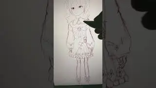 Drawing Barbara from genshin impact ! #genshinimpact #genshin #c1hutao #anime #genshinmemes #hutao