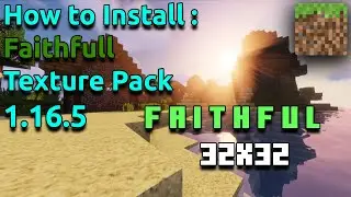 Minecraft Tutorial | How to install Faithful texture pack 1.16.5