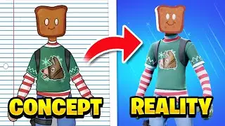 I Turned FAN CONCEPTS into Real Fortnite skins!