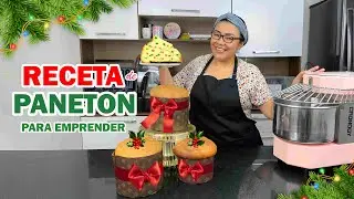 Receta de Panetones Navideños - PASO A PASO Receta fácil - Emprende con la amasadora Grondoy