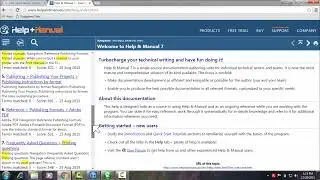 11. Adding Keywords to your topic in Help + Manual 7.5