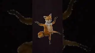 Упоротый лис бежит
