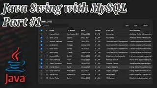 Java Swing and MySQL | Select, Insert, Delete, Update and Desing using FlatLaf - Part #1