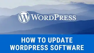 WordPress Tutorial - Updating WordPress Software