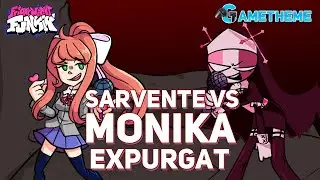 FNF Sarvente VS Monika Expurgat (FNF Mod) | FNF Sarvente VS FNF Monika
