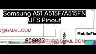 Samsung Galaxy A51 UFS ISP Pinout To ByPass FRP User Lock Remove by GSM Free Equipment
