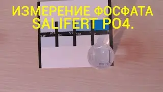 Measuring phosphates in a marine aquarium. Salifert PO4.
