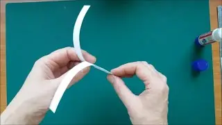 Простой вертолет из бумаги