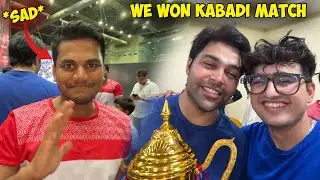 Aj humne kabadi match jet liya *happy*