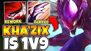 TARZANED SHOWS YOU HOW TO 1V9 WITH KHA'ZIX (IN HIGH ELO)
