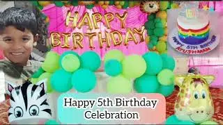 Ayushman's Birthday Celebration | 5th Birthday | Birthday Videos | Junglee Birthday Theme