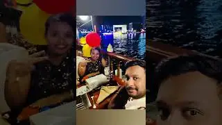 New year celebration at Dhow Cruise Dubai Marina #newyear #dubainewyear #couplegoals #lovelytime