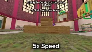 Trying My Custom Jump I Made