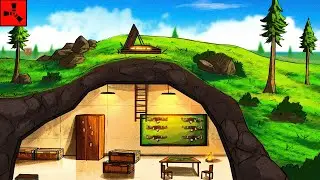 We Built a secret bunkered Lair in Official Rust...
