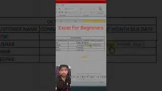 Use Of Date Function In Excel #microsoftexcel #computerknowledge #advanceexcel