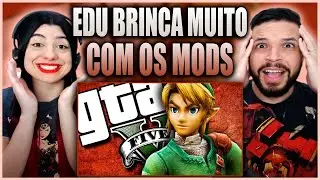 GTA V PC - Link, Godzilla, Kratos e Mais (MODS) | Games EduUu (REACT)